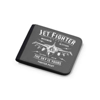 Thumbnail for Jet Fighter - The Sky is Yours Designed Wallets