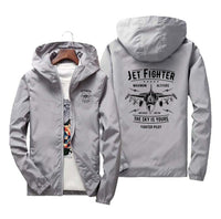 Thumbnail for Jet Fighter - The Sky is Yours Designed Windbreaker Jackets