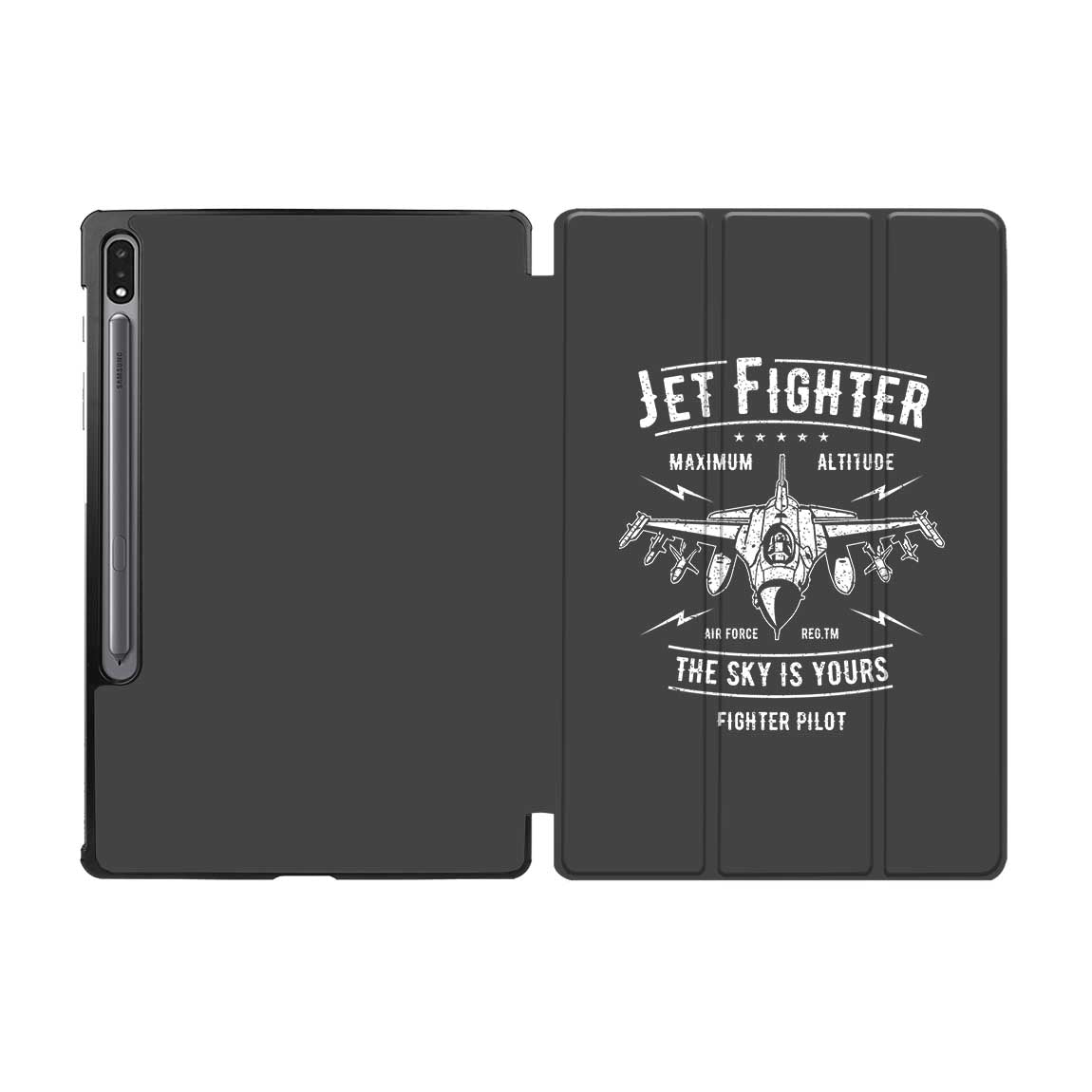 Jet Fighter - The Sky is Yours Designed Samsung Tablet Cases