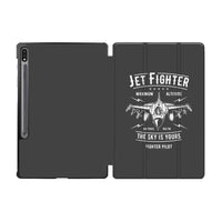 Thumbnail for Jet Fighter - The Sky is Yours Designed Samsung Tablet Cases