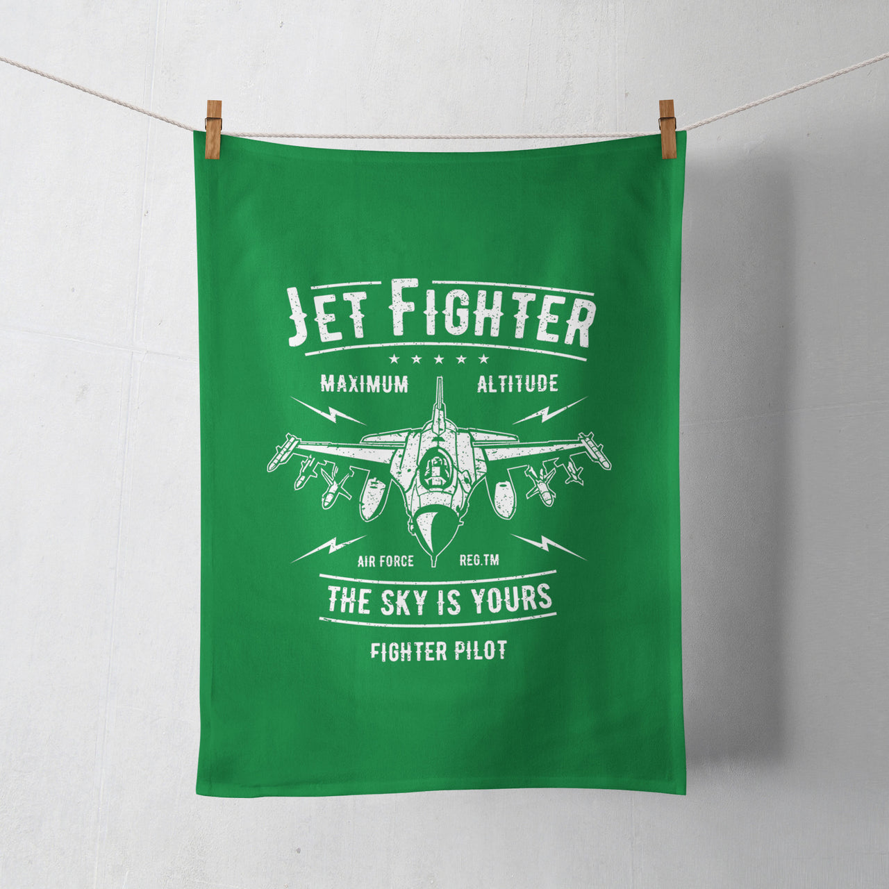Jet Fighter - The Sky is Yours Designed Towels