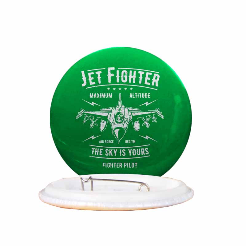 Jet Fighter - The Sky is Yours Designed Pins