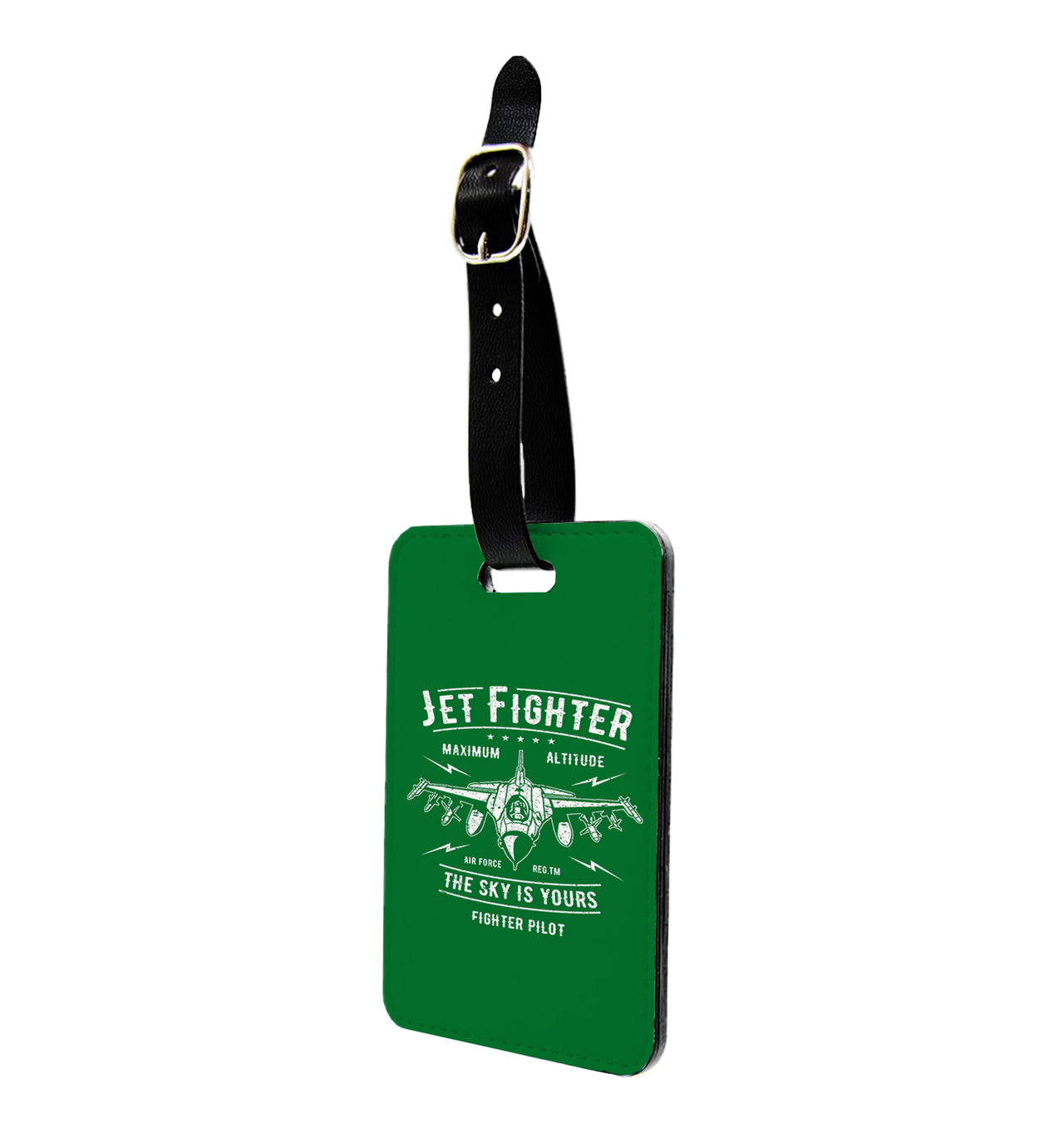 Jet Fighter - The Sky is Yours Designed Luggage Tag