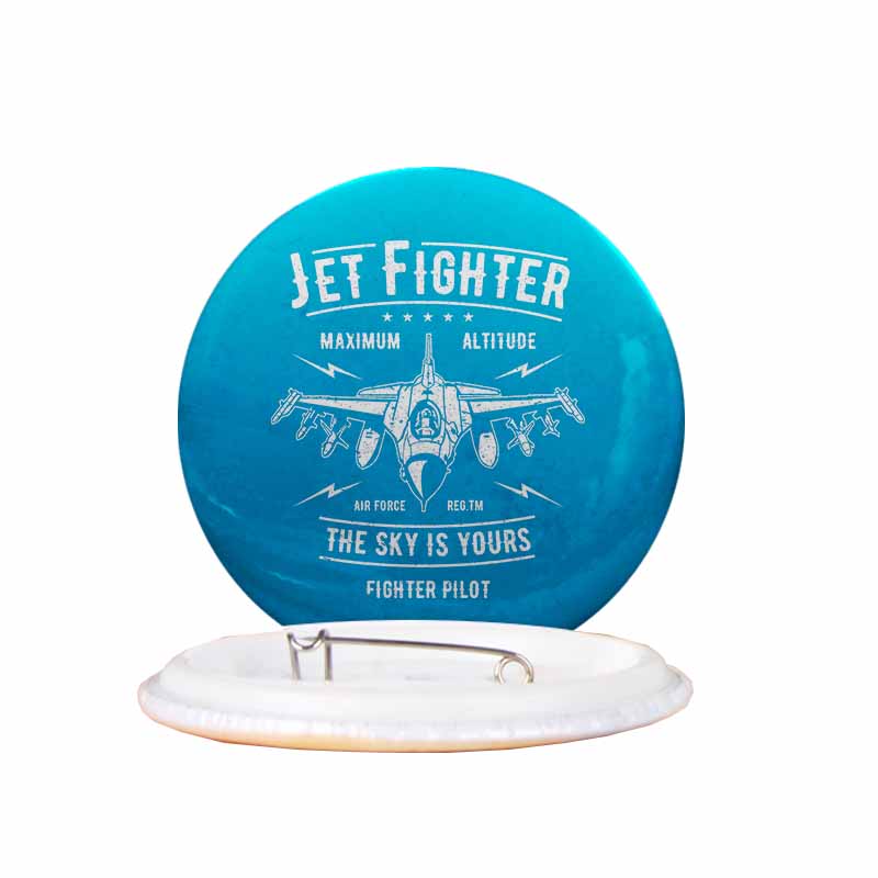 Jet Fighter - The Sky is Yours Designed Pins