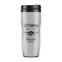 Thumbnail for Jet Fighter - The Sky is Yours Designed Travel Mugs