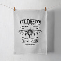 Thumbnail for Jet Fighter - The Sky is Yours Designed Towels