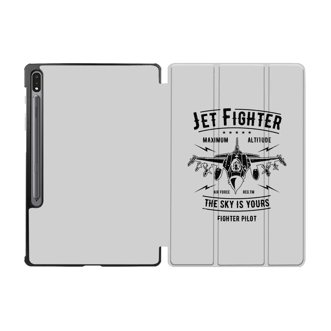 Jet Fighter - The Sky is Yours Designed Samsung Tablet Cases