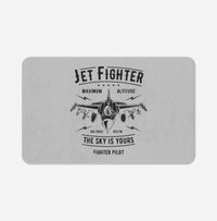 Thumbnail for Jet Fighter - The Sky is Yours Designed Bath Mats
