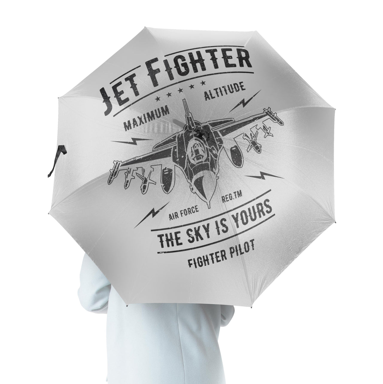 Jet Fighter - The Sky is Yours Designed Umbrella