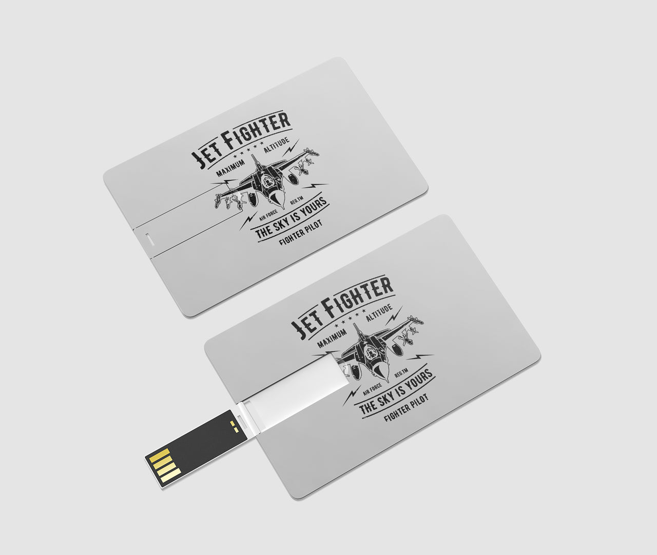 Jet Fighter - The Sky is Yours Designed USB Cards
