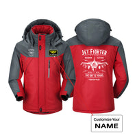 Thumbnail for Jet Fighter - The Sky is Yours Designed Thick Winter Jackets