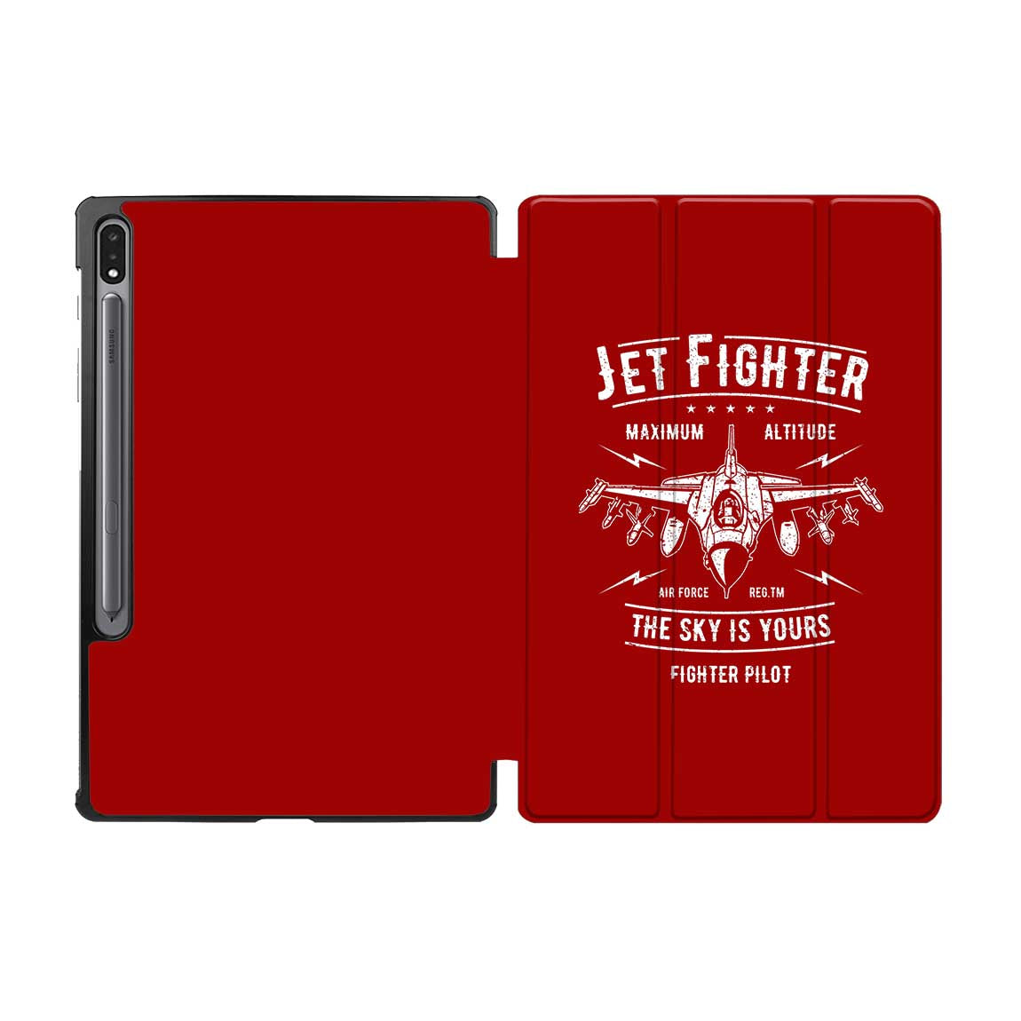Jet Fighter - The Sky is Yours Designed Samsung Tablet Cases