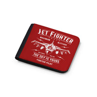 Thumbnail for Jet Fighter - The Sky is Yours Designed Wallets