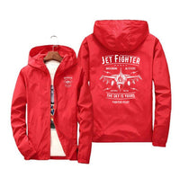 Thumbnail for Jet Fighter - The Sky is Yours Designed Windbreaker Jackets