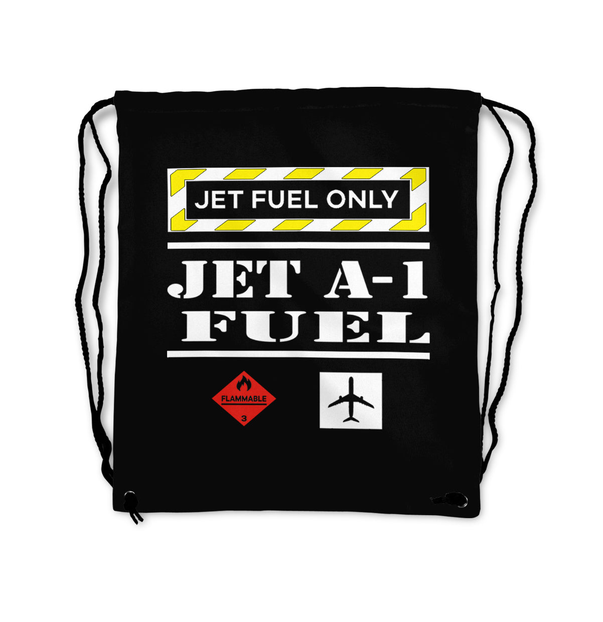 Jet Fuel Only Designed Drawstring Bags