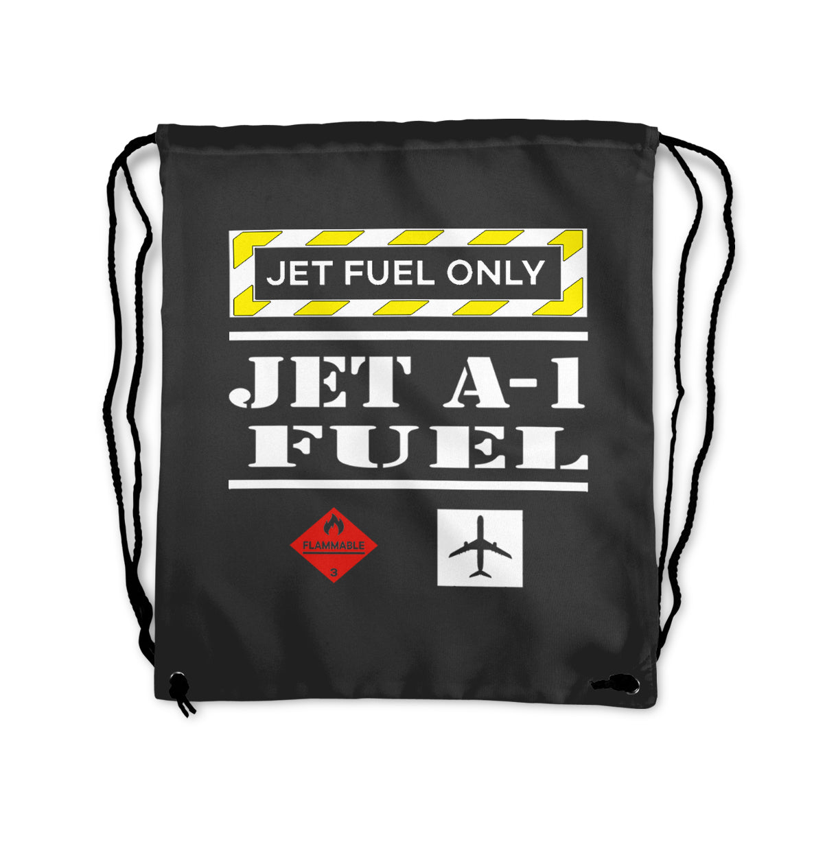 Jet Fuel Only Designed Drawstring Bags