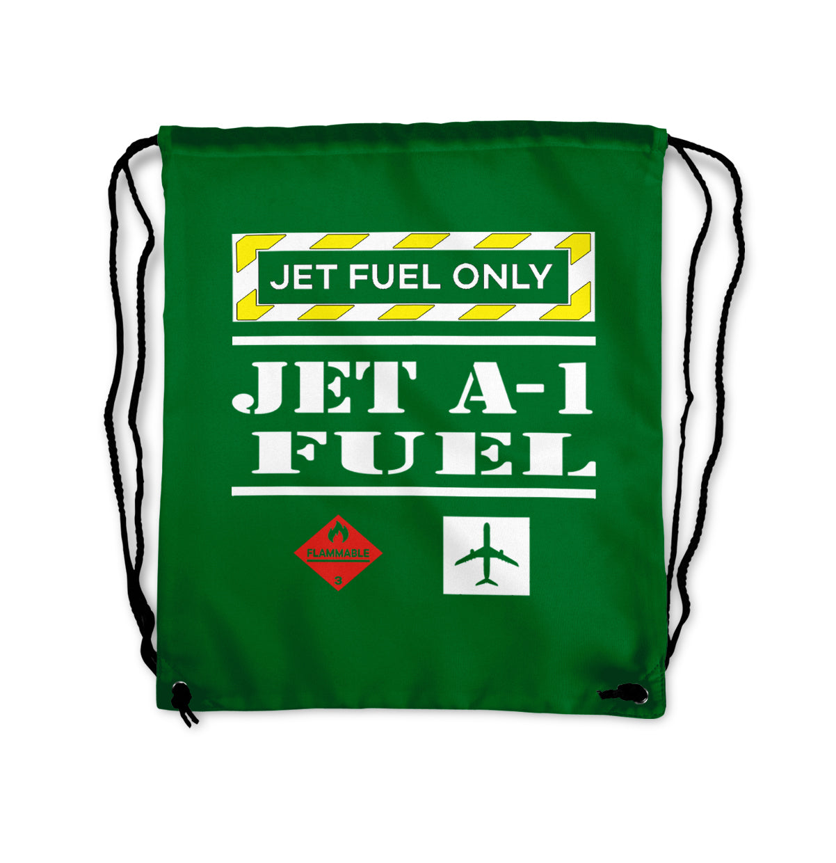 Jet Fuel Only Designed Drawstring Bags