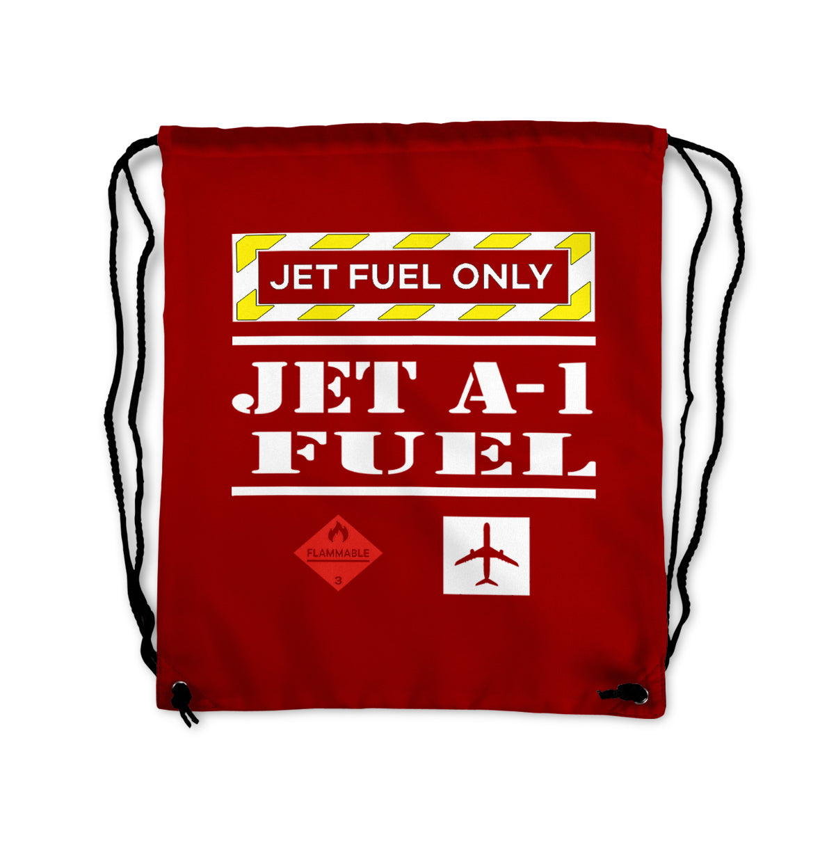 Jet Fuel Only Designed Drawstring Bags