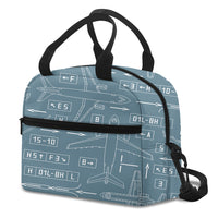 Thumbnail for Jet Planes & Airport Signs Designed Lunch Bags