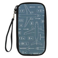 Thumbnail for Jet Planes & Airport Signs Designed Travel Cases & Wallets