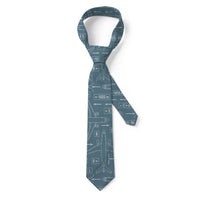 Thumbnail for Jet Planes & Airport Signs Designed Ties
