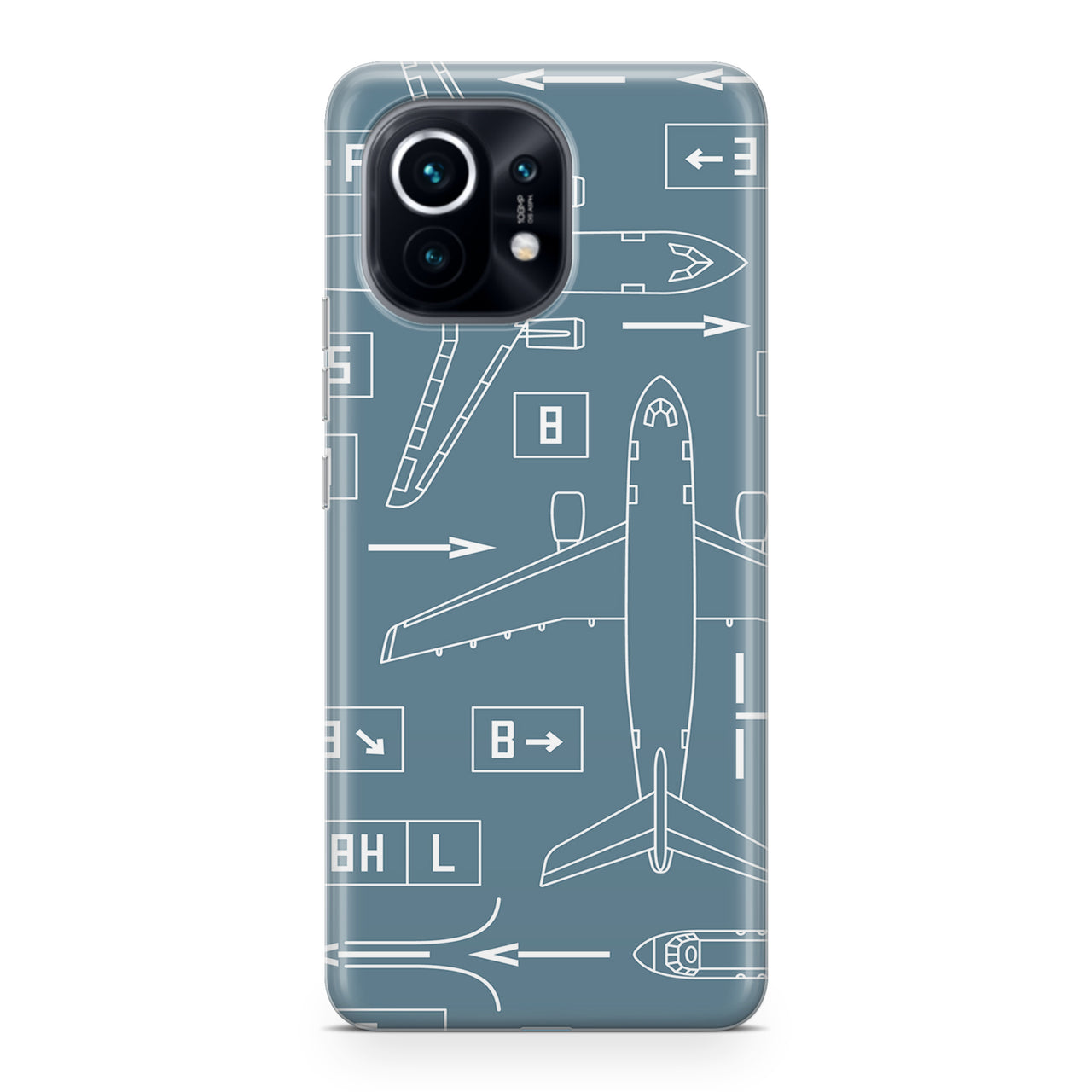 Jet Planes & Airport Signs Designed Xiaomi Cases