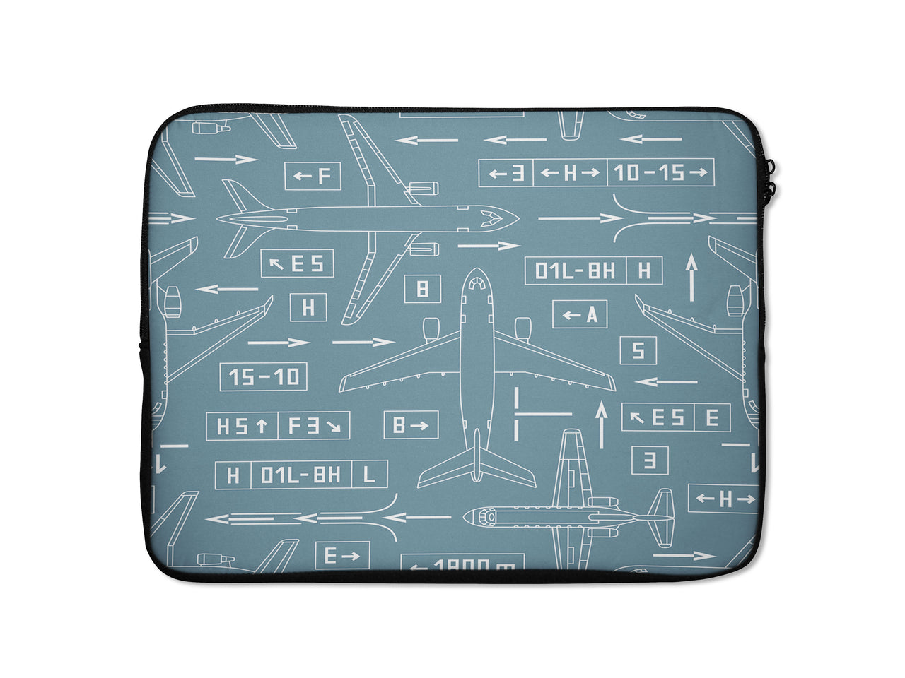 Jet Planes & Airport Signs Designed Laptop & Tablet Cases