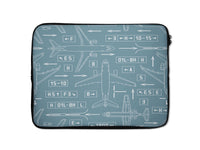 Thumbnail for Jet Planes & Airport Signs Designed Laptop & Tablet Cases