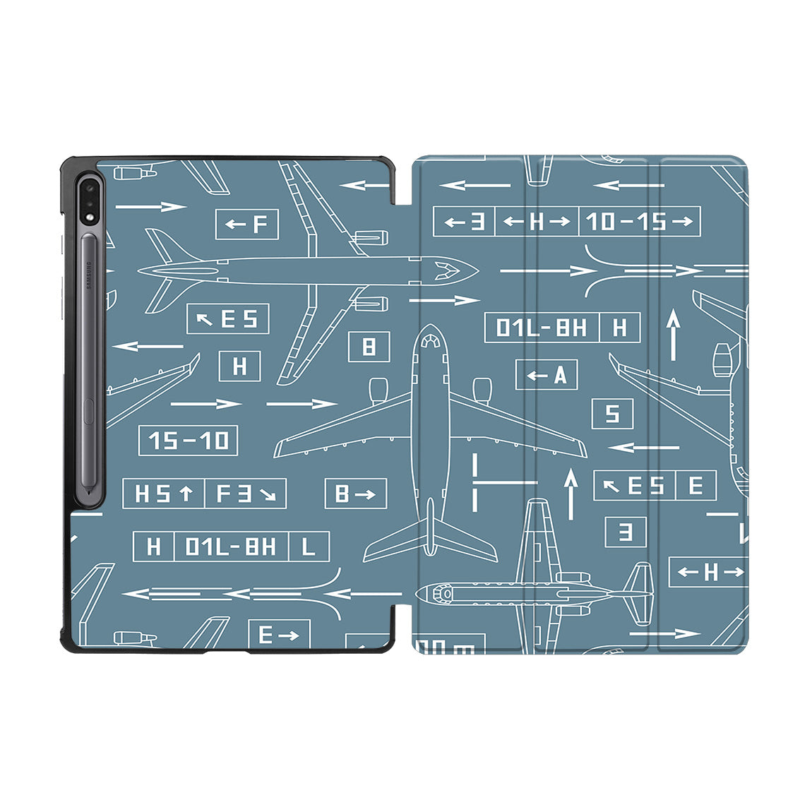 Jet Planes & Airport Signs Designed Samsung Tablet Cases