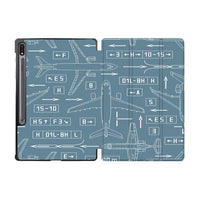 Thumbnail for Jet Planes & Airport Signs Designed Samsung Tablet Cases