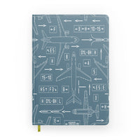 Thumbnail for Jet Planes & Airport Signs Designed Notebooks