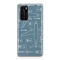 Thumbnail for Jet Planes & Airport Signs Designed Huawei Cases