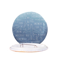 Thumbnail for Jet Planes & Airport Signs Designed Pins