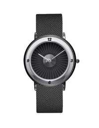 Thumbnail for Jet Engine Designed Stainless Steel Strap Watches Pilot Eyes Store Black & Stainless Steel Strap 
