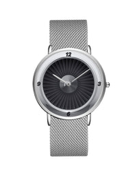 Thumbnail for Jet Engine Designed Stainless Steel Strap Watches Pilot Eyes Store Silver & Silver Stainless Steel Strap 