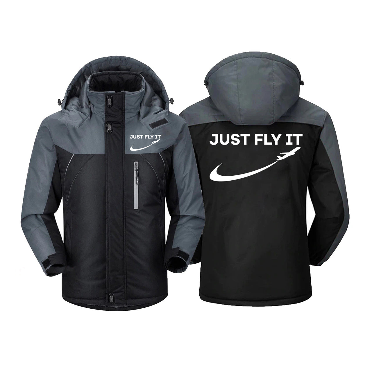 Just Fly It 2 Designed Thick Winter Jackets