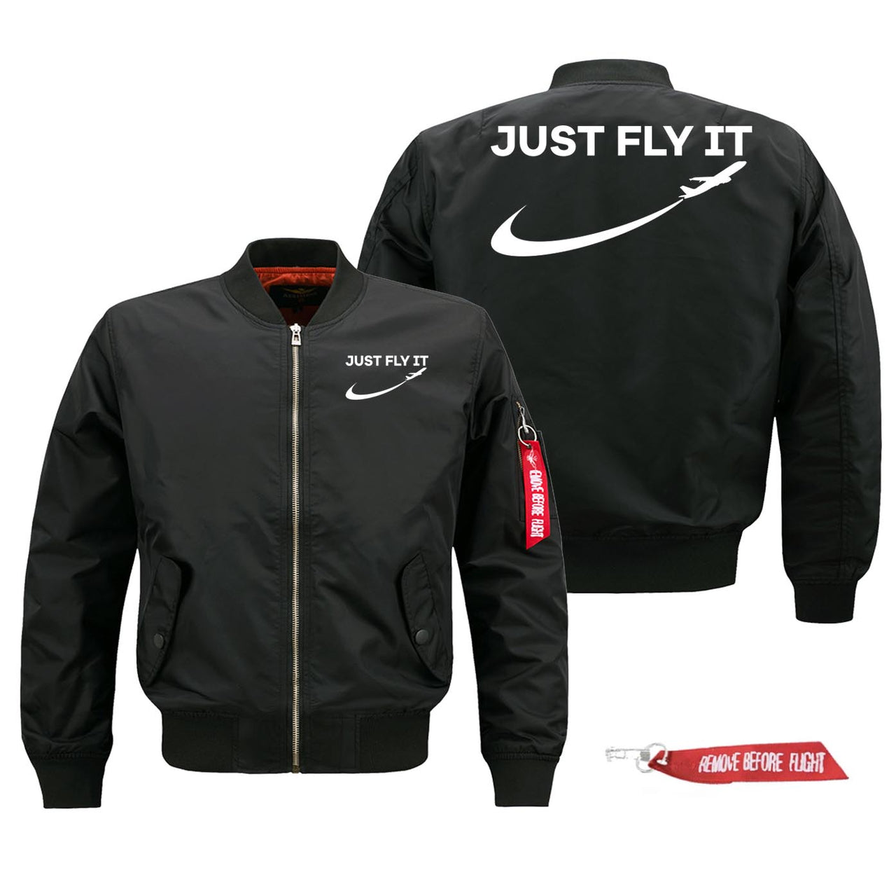 Just Fly It 2 Designed Pilot Jackets (Customizable)