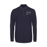 Thumbnail for Just Fly It 2 Designed Long Sleeve Polo T-Shirts