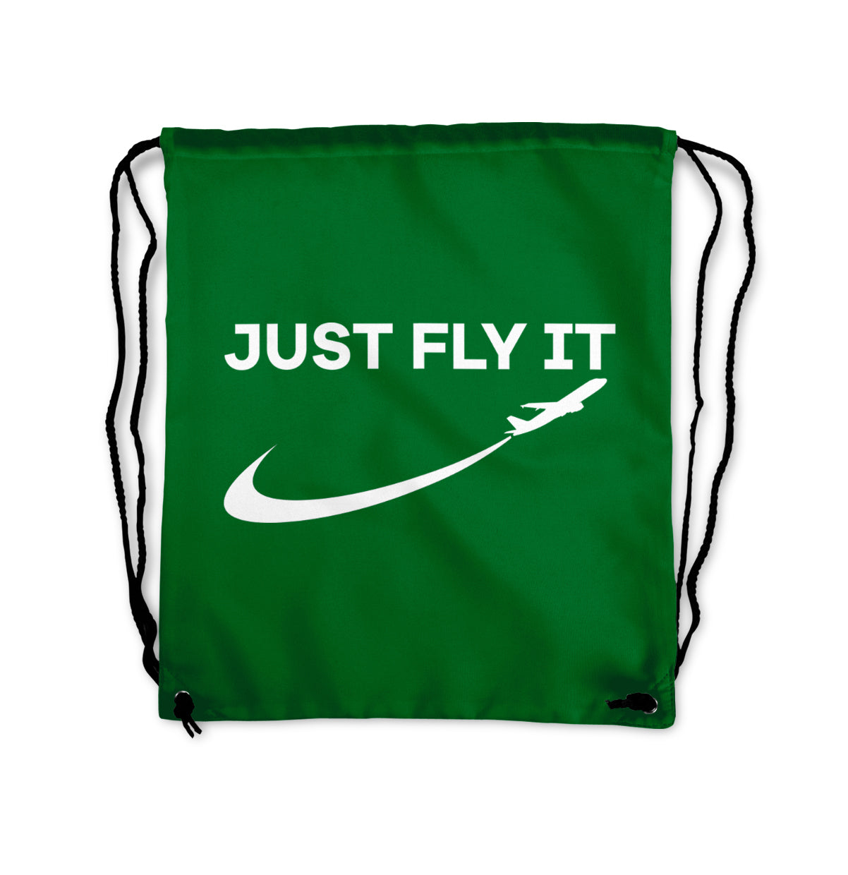 Just Fly It 2 Designed Drawstring Bags