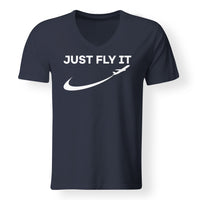 Thumbnail for Just Fly It 2 Designed V-Neck T-Shirts