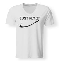 Thumbnail for Just Fly It 2 Designed V-Neck T-Shirts
