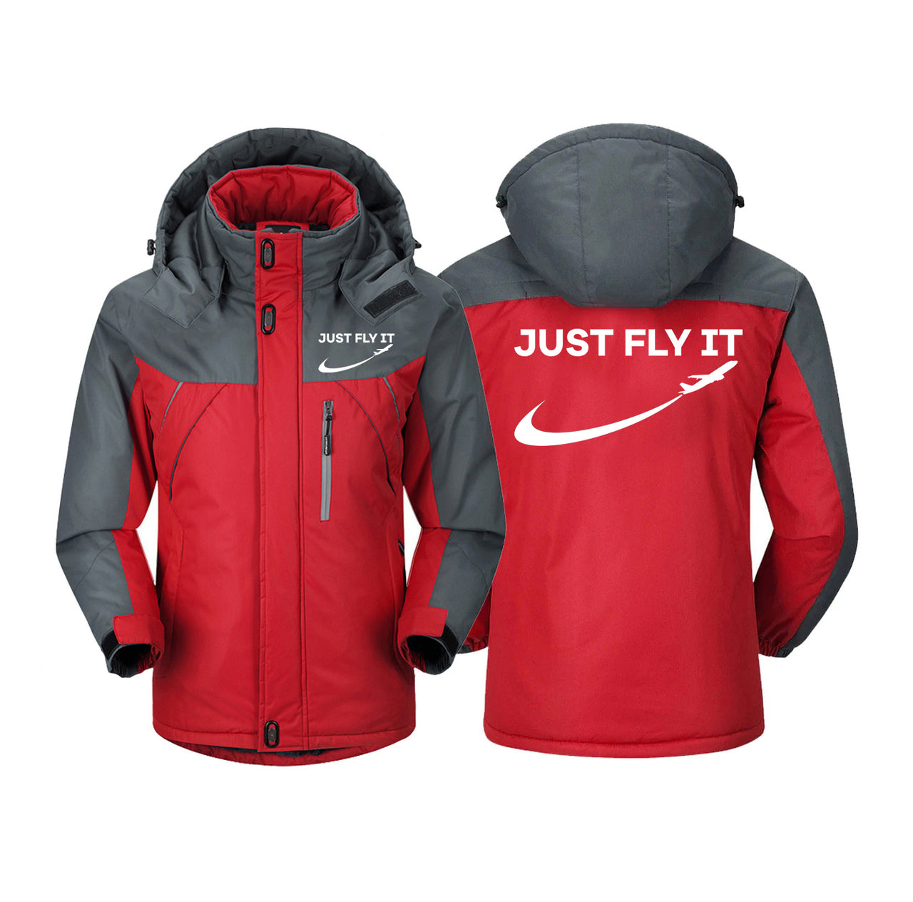 Just Fly It 2 Designed Thick Winter Jackets