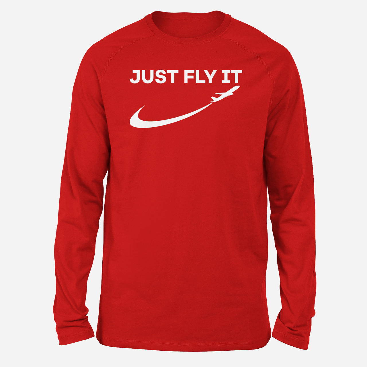 Just Fly It 2 Designed Long-Sleeve T-Shirts