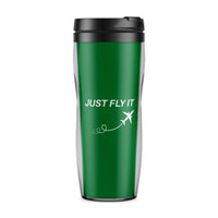 Thumbnail for Just Fly It Designed Travel Mugs