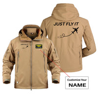 Thumbnail for Just Fly It Designed Military Jackets (Customizable)