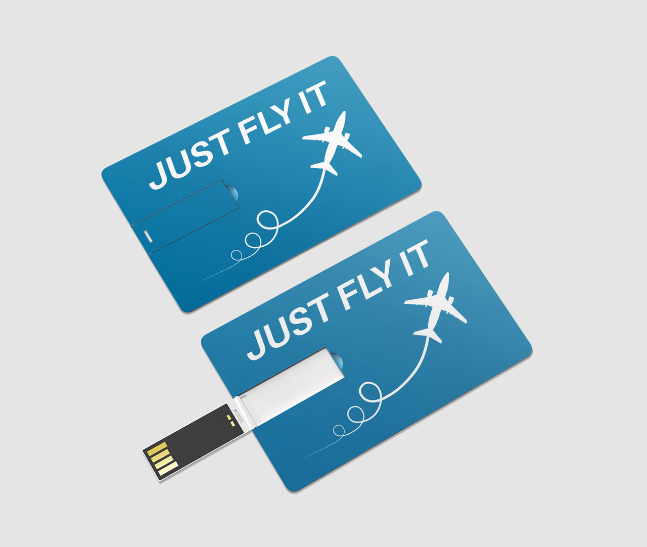Just Fly It Designed USB Cards