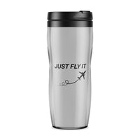 Thumbnail for Just Fly It Designed Travel Mugs