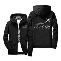 Thumbnail for Just Fly It & Fly Girl Designed Windbreaker Jackets