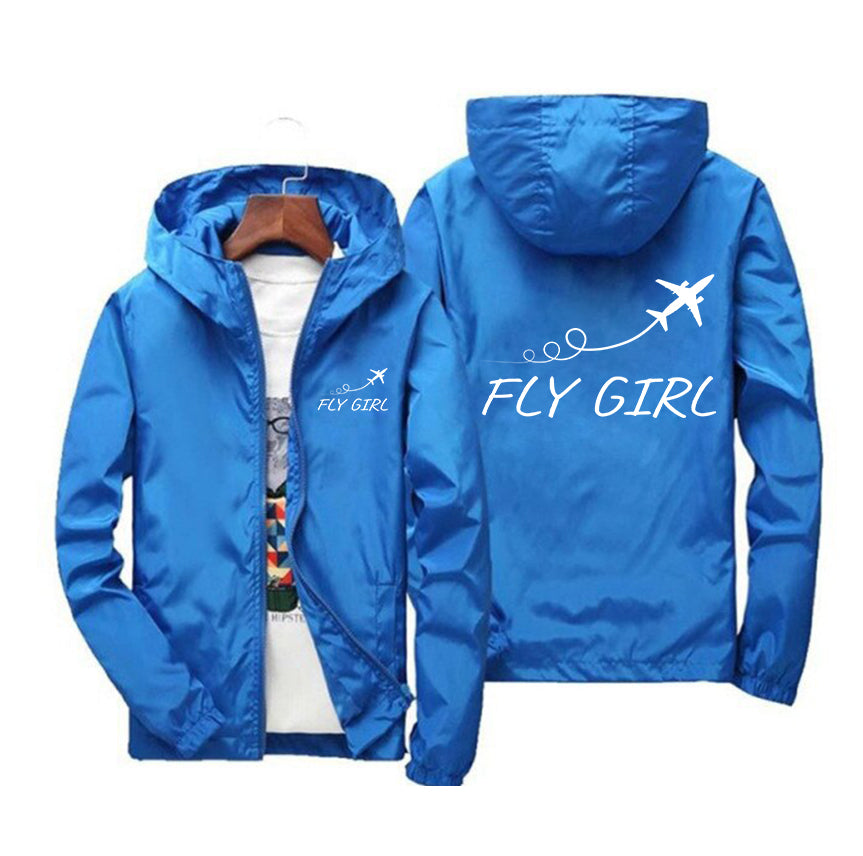 Just Fly It & Fly Girl Designed Windbreaker Jackets