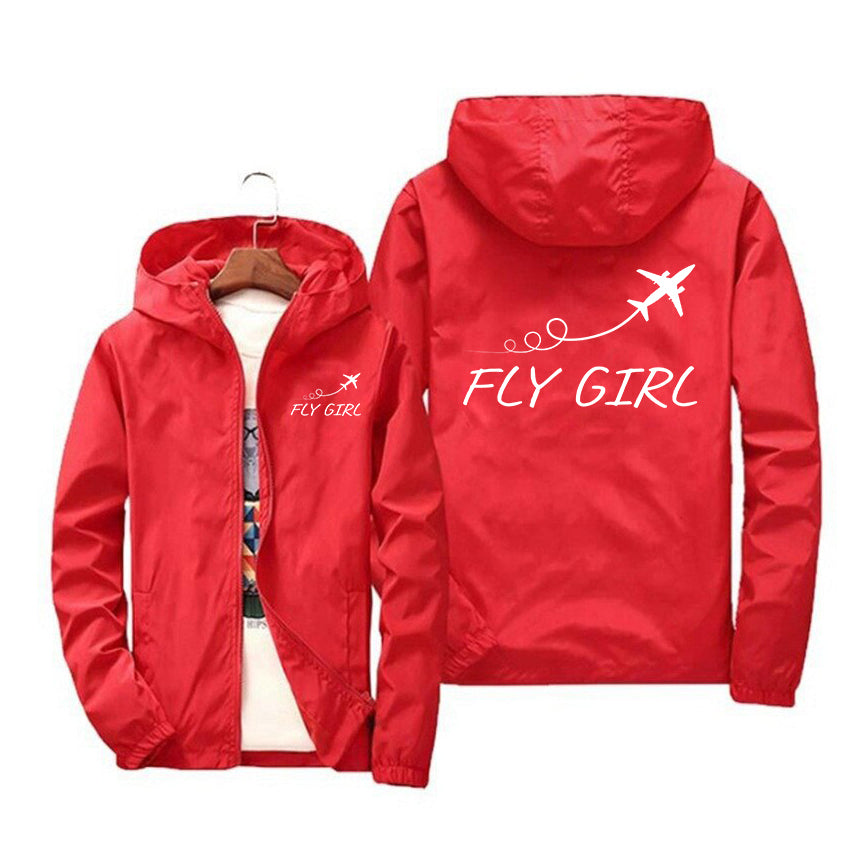 Just Fly It & Fly Girl Designed Windbreaker Jackets